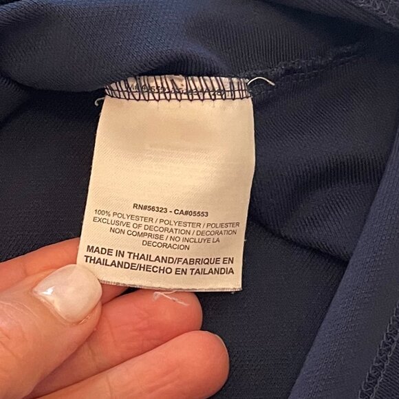 Nike Men's Navy Blue Dri-Fit Golf Tennis Polo Shirt XL - Picture 4 of 8